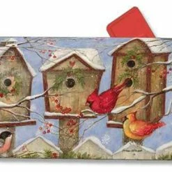 Studio M By Magnet Works Christmas Birdhouse MailWraps Magnetic Mailbox Cover