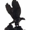 Whitehall Products 11 1/4"W X 9 3/4"H Eagle Mailbox Ornament, Black