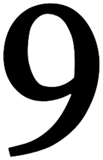 Village Wrought Iron, Inc. Decorative Number 0, Medium, Small, 9