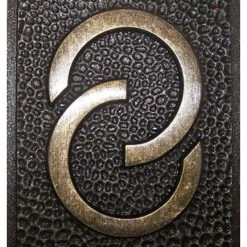 YTC Frank Lloyd Wright Collection Frank Lloyd Wright House Numbers Bronze Finish, 8