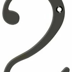 Deltana RN6-2U10B 6" Numbers, Solid Brass, Oil Rubbed Bronze