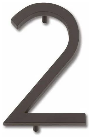 Atlas Homewares AVN2 Modern Avalon Address Number 2 - Aged Bronze