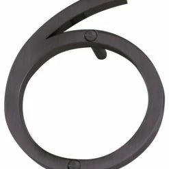 Atlas Homewares AVN6 Modern Avalon Address Number 6 - Aged Bronze