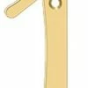 Deltana RN6-1 6" Numbers, Solid Brass, Lifetime Brass