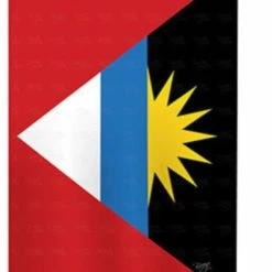 Breeze Decor Antigua And Barbuda 2-Sided Vertical Impression House Flag