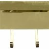 QualArc Provincial Collection Horizontal Mailboxes In Smooth Polished Brass