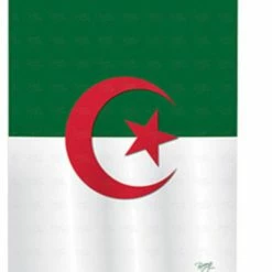 Breeze Decor Algeria 2-Sided Vertical Impression House Flag