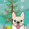 The-store Christmas Tree And French Bulldog Flag Garden Size BB1610GF