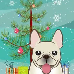 The-store Christmas Tree And French Bulldog Flag Garden Size BB1610GF