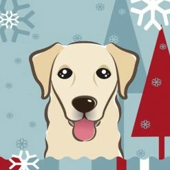 The-store Winter Holiday Golden Retriever Flag Garden Size BB1748GF