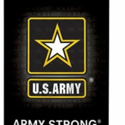 Breeze Decor Military U.S. Army 2-Sided Vertical Impression House Flag