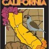 Dicksons Double Applique California Symbols Polyester Garden Flag