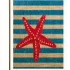 TheWatsonShop Starfish Burlap Garden Flag