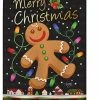 Breeze Decor Christmas Gingerbread 2-Sided Vertical Impression House Flag