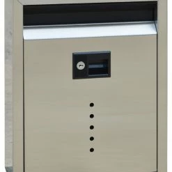 ECCO E10 Mailbox, Satin Stainless Steel Finish, 11.5"x15"