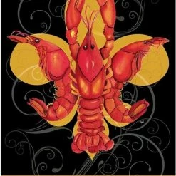 New And Exciting Dicksons And Jozie B. Garden Crawfish Fleur De Lis