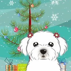 The-store Christmas Tree And Maltese Flag Garden Size BB1580GF