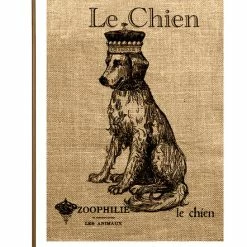 TheWatsonShop Dog Burlap Garden Flag