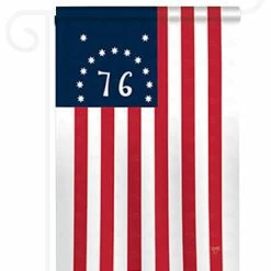 Breeze Decor Historic Bennington 2-Sided Impression Garden Flag