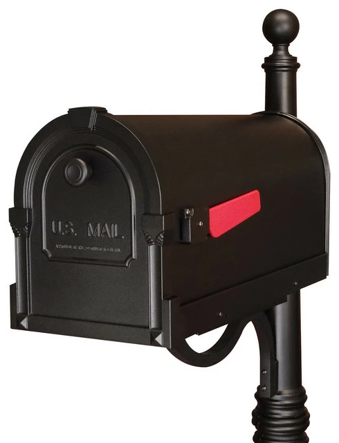 Special Lite Products Company Special Lite Products Savannah Curbside Mailbox, Black