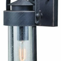 Vaxcel Cumberland Outdoor Wall Light, Rust Iron, 6"x16"x8"