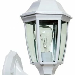 Boston Harbor DTDW Dusk/Dawn Outdoor Lantern, White