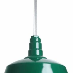 Steel Lighting Co. Barn Lighting 16" Pendant With Rigid Stem, Green