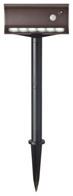 Fulcrum Products Fulcrum 20033-107 6 LED Battery Operated Garden & Path Light With Stake, Bronze