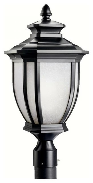 Kichler Salisbury One Light Black Painted Post Light