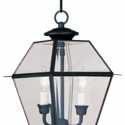 Livex Lighting Inc. Westover Outdoor Chain-Hang Light, Black
