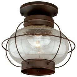 Vaxcel T0145 Chatham - One Light Outdoor Flush Mount