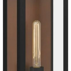 Quoizel Maren 1 Light 18" Outdoor Wall Mount, Matte Black