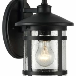 CHLOE Lighting, Inc. Chloe Lighting Abbington Transitional 1 Light Outdoor Wall Sconce, Black