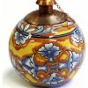 Tierra Fina Talavera Style Table Top Torch, Hand Painted In Mexico, SEV3