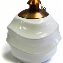 Tierra Fina Minimalist Wave Table Top Torch, Made In Mexico