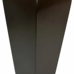 Root And Stock Windsor Tall Square Planter, Brown, 13"x13"x26"