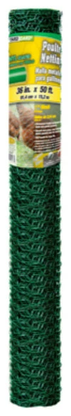 Midwest Air Technologies YardGard® 308456B Green PVC Coated Poultry Netting, 20-Gauge, 1" Mesh, 36"x50' 3 Midwest Air Technologies YardGard® 308456B Green PVC Coated Poultry Netting, 20-Gauge, 1" Mesh, 36"x50'