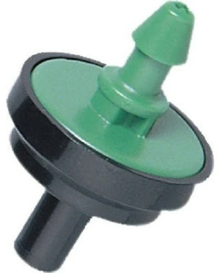 Raindrip Inc Raindrip Pressure Compensating Dripper, 2 GPH, Green, 25-Piece/Pack
