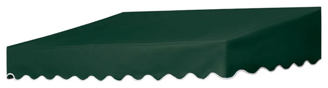 Sunsational 6' Traditional Door Canopy In A Box, Forest Green