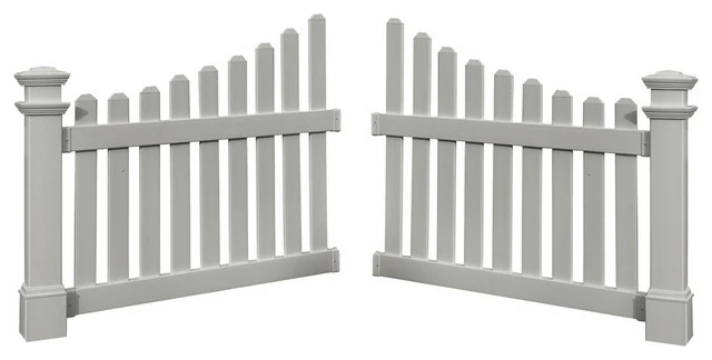 Vita 45"W X 49 1/2"H Cottage Picket Wings, Set Of 2 3 Vita 45"W X 49 1/2"H Cottage Picket Wings, Set Of 2