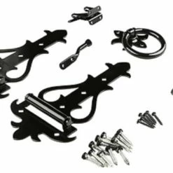 National Mfg Co National Hardware N109-318 Gate Suite Hinges, Black