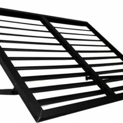 Awntech Corporation 5' Ohio Metal Shutter Awning, 68" Wx24" Hx24" D, Black