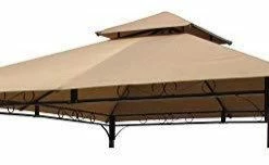 International Caravan St. Kitts Replacement Canopy For 10 Ft. Canopy Gazebo