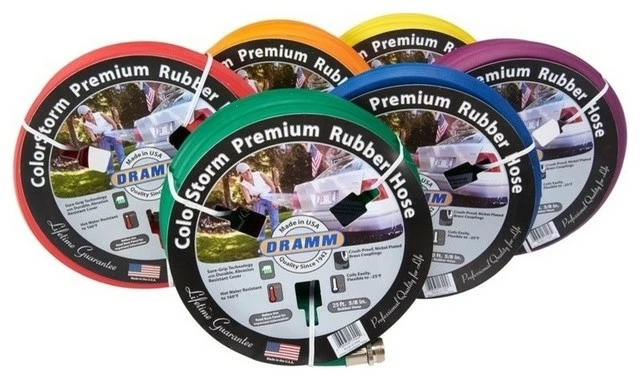 Dramm Corporation Dramm Colorstorm Heavy Duty Garden Hose, Assorted 3 Dramm Corporation Dramm Colorstorm Heavy Duty Garden Hose, Assorted