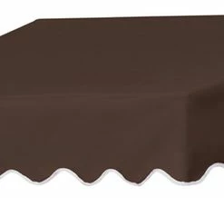 Sunsational 4' Traditional Door Canopy In A Box, Cocoa