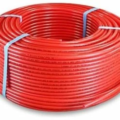 Everflow Pexflow Oxygen Barrier PEX Tubing, 3/8" X 100 Feet, Red