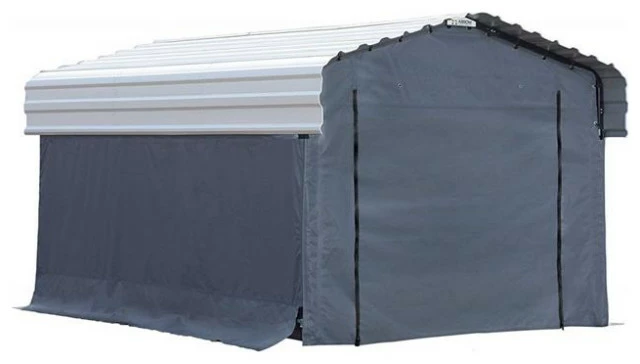 ShelterLogic Arrow 10 X 15 Fabric Carport Enclosure Kit