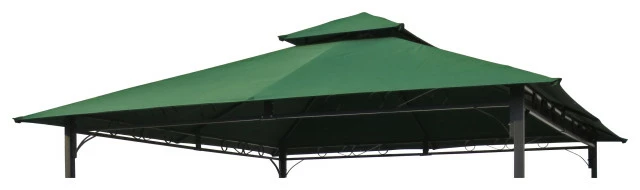 International Caravan St. Kitts Replacement Canopy For 10' Canopy Gazebo -Dk Green