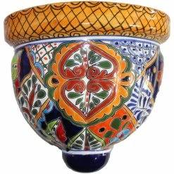 Tierra Fina Talavera Xlg Wall Planter, F
