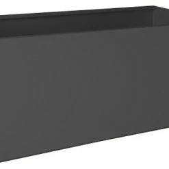 Nice Planter Nice Aluminum Trough, Charcoal Grey, 20"x46"